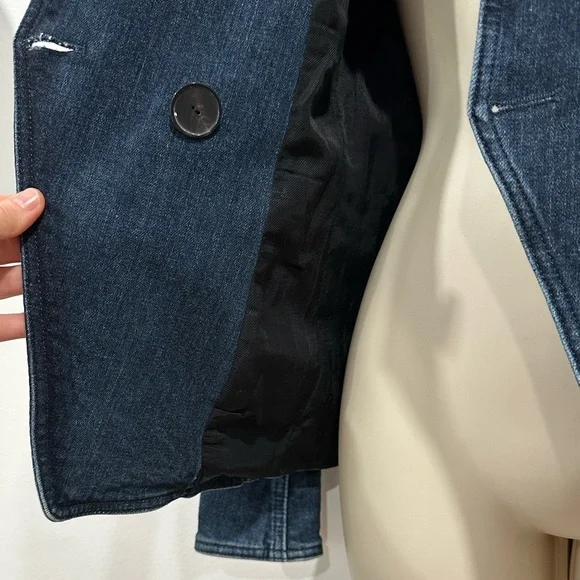 Like New! Authentic Balmain Denim Blazer - Picture 14 of 15